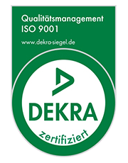 DEKRA ISO 9001 zertifiziert
